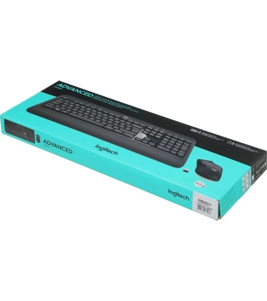 Комплект клавиатура+мышь Logitech MK540 Advanced беспроводной, USB, 1000 DPI, чёрный