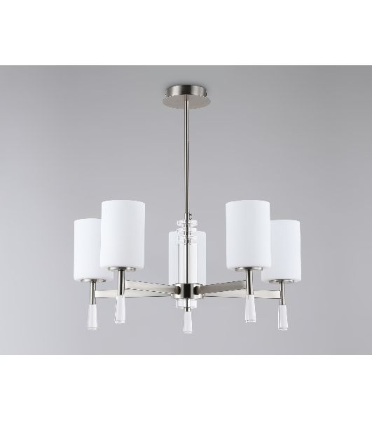 Люстра Ambrella light LH56251/5 SN/FR никель/белый матовый E27/5 max 60W D600*590