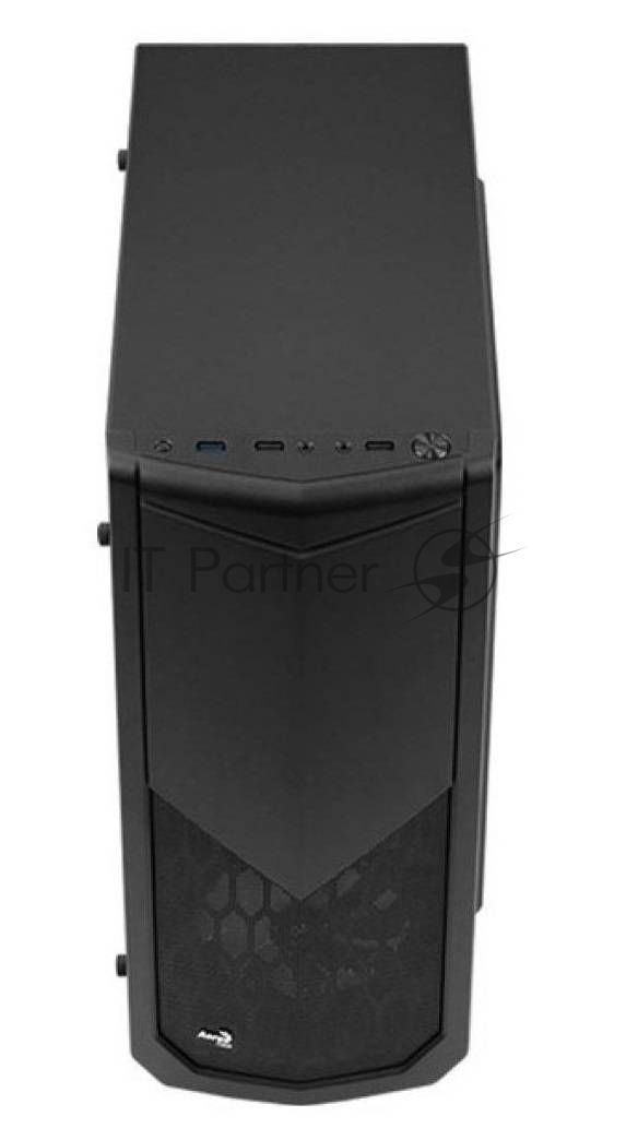 Компьютерный корпус Aerocool Tomahawk-S-BK-v4 (3xUSB, 2xAudio, 0.5 мм, ATX, без БП)