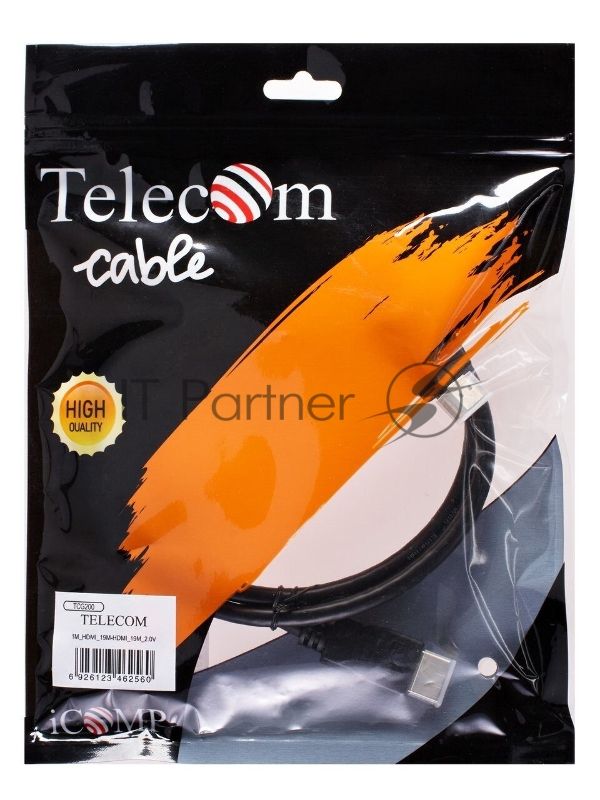Кабель Telecom HDMI 19M/M ver 2.0,1m TCG200-1M