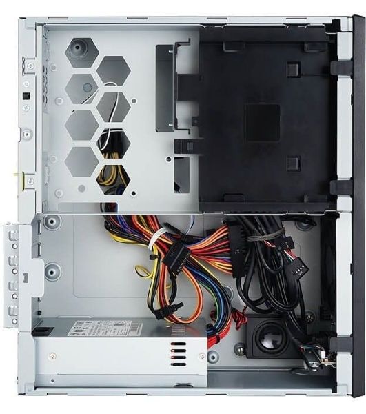 Компьютерный корпус Slim Desktop INWIN CJ708BL IP-S265AU7-2 80plus Bronze, U3*2+U2*2+A(HD)+TYPE 3.1C + FAN 80*15мм + intrusion switch INWIN Slim Case