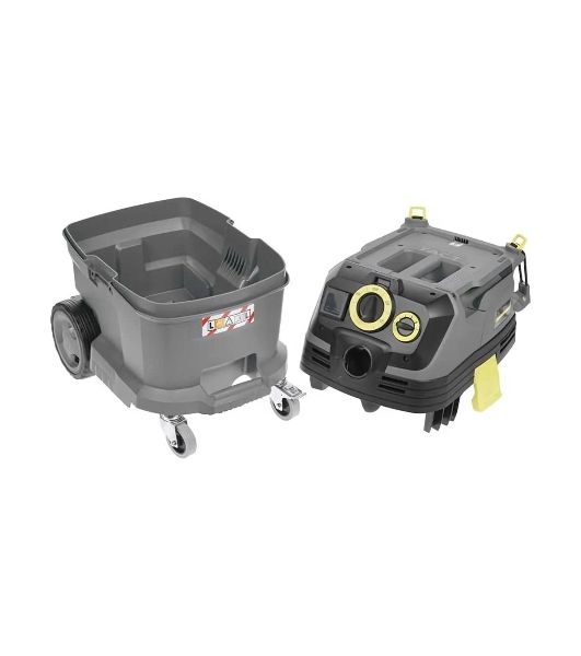 Строительный пылесос Karcher NT 30/1 Tact Te L серый, 1380 Вт, уборка сухая/влажная, пылесборник мешок/контейнер, 30 л
