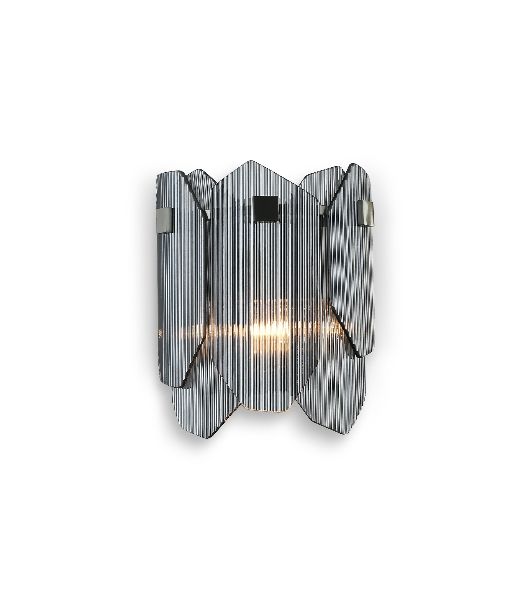 Светильник Ambrella light LH31207/2 SN/SM сатин никель/дымчатый E14*2 max 40W 220*150*270
