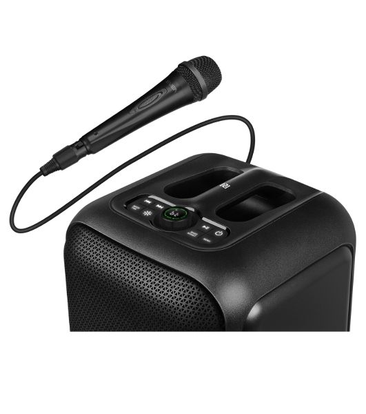 Портативная колонка SVEN PS-880, черный, 1.0, 110 Вт (RMS), Bluetooth, FM, USB, microSD, LED-дисплей, аккумулятор
