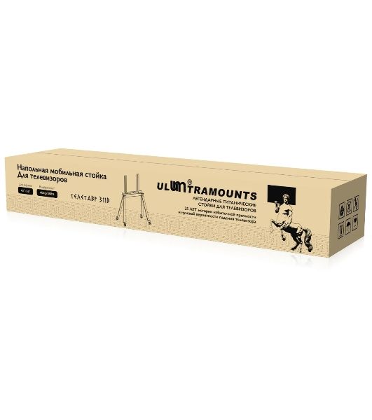 Стойка для телевизора Ultramounts UM311B черный 43"-65" макс.40кг напольный