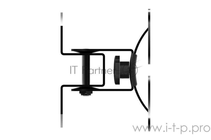 Универсальное настенное крепление для ТЕЛЕВИЗОРОВ Harper TVF-3 черный