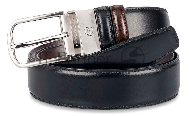 Ремень Piquadro CU3049C11/NM синий/коричневый натур.кожа