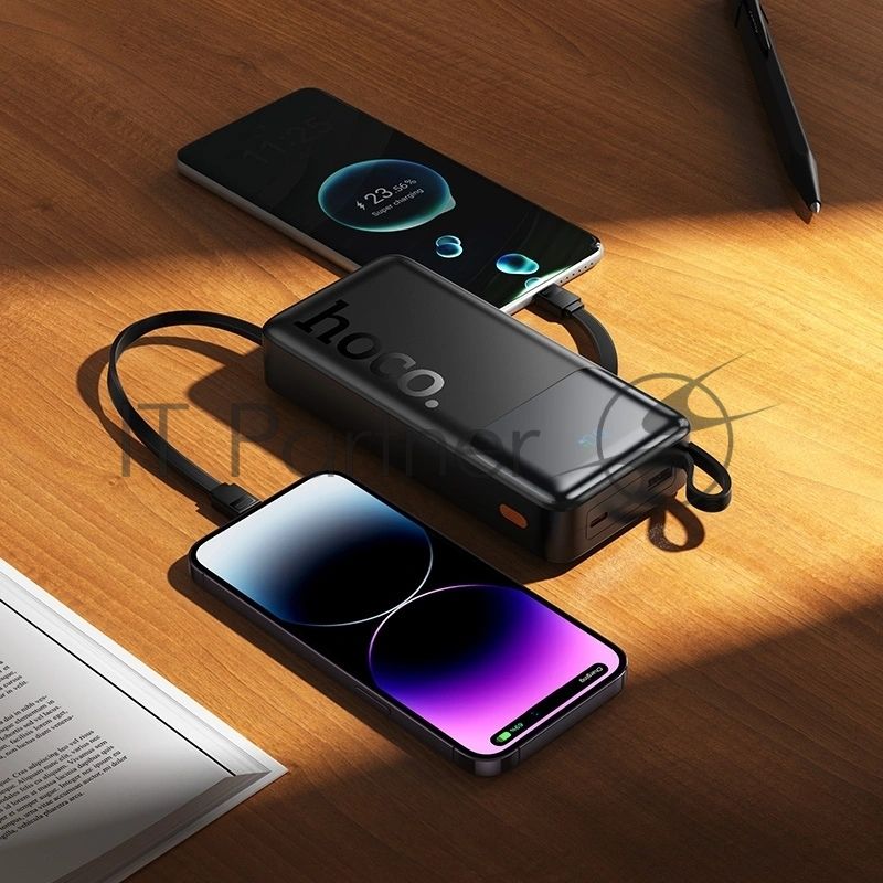 Мобильный аккумулятор Hoco J156A Founder 20000mAh 22.5W 3A черный (62284)
