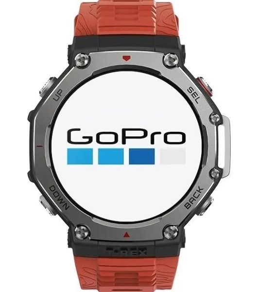 Умные часы Amazfit T-Rex 3 A2323, 1.5" AMOLED, Wi-Fi, Bluetooth, 10ATM, темно-серый / красный
