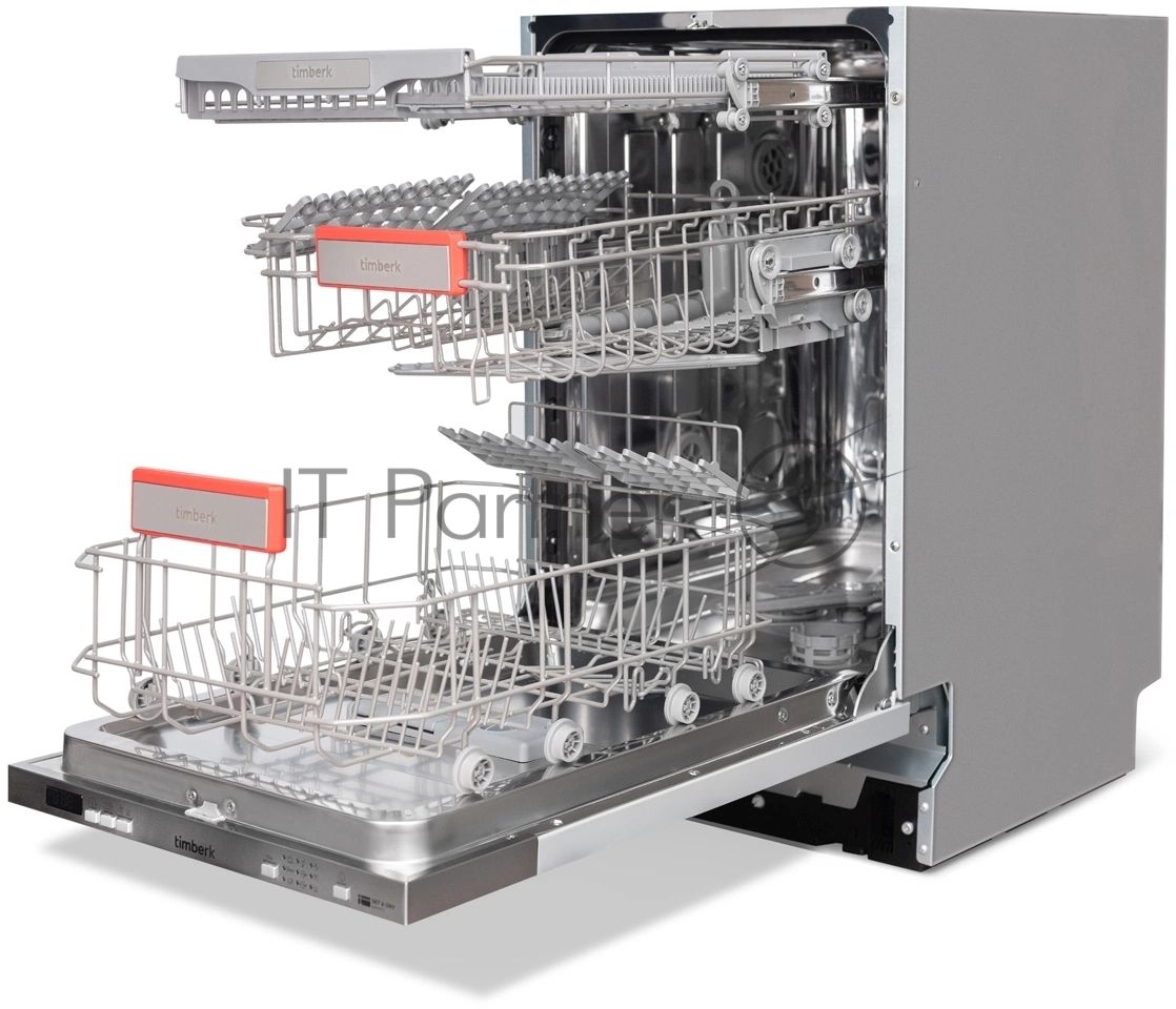 Посудомоечная машина Timberk Set&Dry T-DW45BI103 серебристый (узкая)