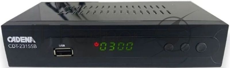Приставка для цифрового ТВ Cadena CDT-2315SB черный, DVB-T2, DVB-T, HDMI, USB 2.0