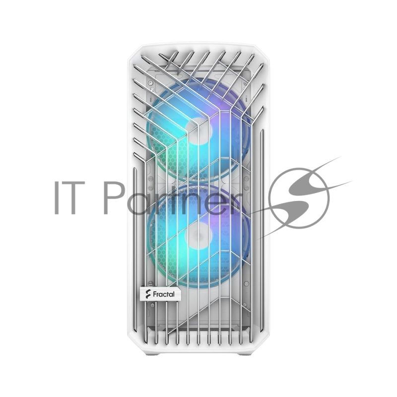 Компьютерный корпус без блока питания Fractal Design Torrent RGb TG Clear Tint, Full-Tower, 2x180мм + 3x140мм RGb, 2xUSB-A 3.2 + 1xUSB 3.2 Type-C E-ATX, SSI-CEB, SSI-EEB, ATX, mATX, mITX белый