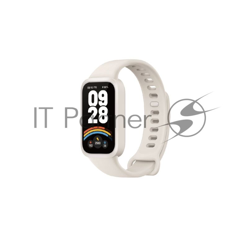 Фитнес-браслет Xiaomi Smart Band 9 Active M2435B1, 1.47" TFT, Bluetooth, WR50, бежевый / белый