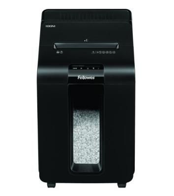 Шредер Fellowes AutoMax 100M (секр.P-4)/фрагменты/100лист./23лтр./скрепки/скобы/пл.карты