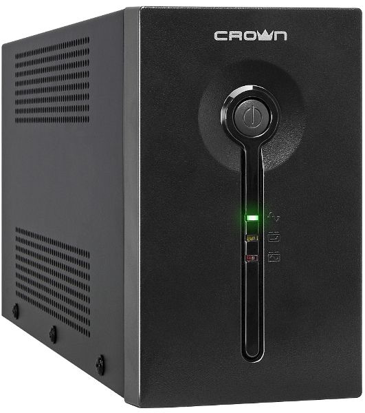 Источник бесперебойного питания Crown CMU-SP650COMBO/650 ВА/390 Вт/2 х CEE 7 (евророзетка), 3 x IEC 320 C13 (компьютерная)