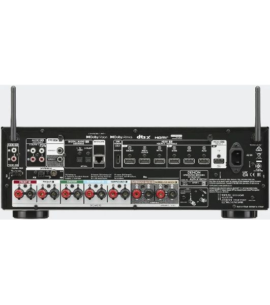 Ресивер AV Denon AVRX1800HBKE2 7.2 черный