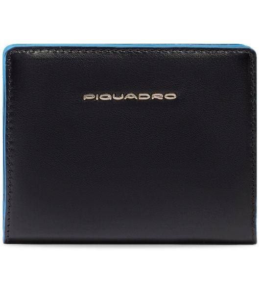 Кошелек женский Piquadro Blue Square PD6660B2R/N черный натур.кожа