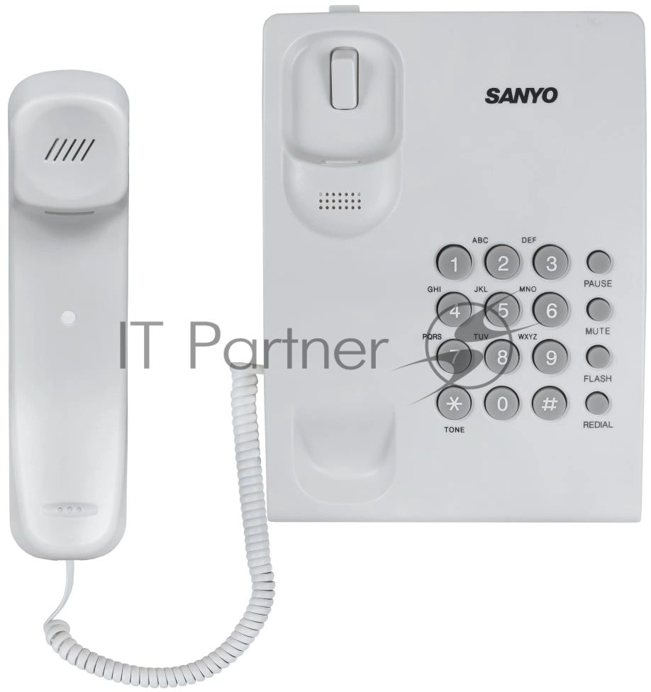 Телефон проводной SANYO RA-S204W белый