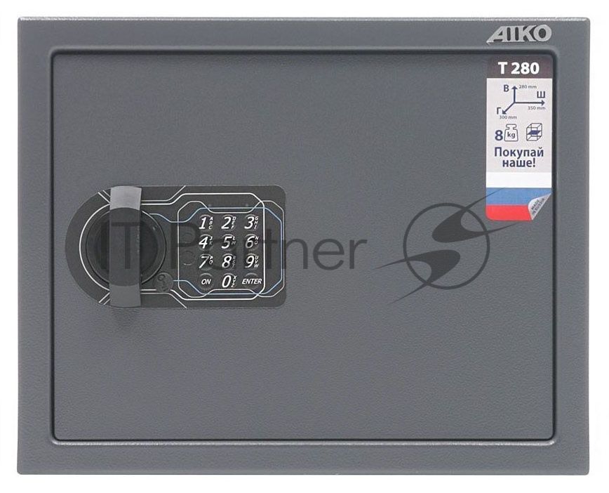 Сейф мебельный Aiko T 280 EL 280x350x300мм электронный