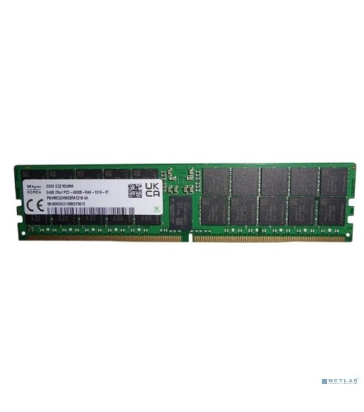 Оперативная память Hynix, DDR5, 64GB (1x64GB), 4800 MHz, CL40, RDIMM, OEM