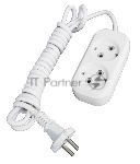Удлинитель 2х2 м без заземл. 10А IP20 Е-202 АБС-пл. ПВС 2х0.75 UNIVersal 9631959
