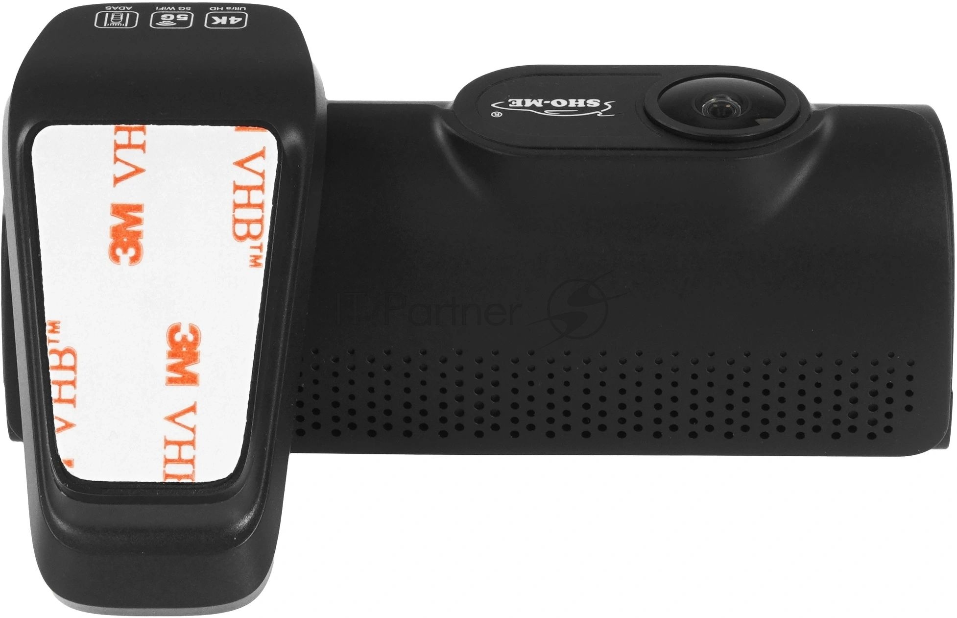 Видеорегистратор Sho-Me FHD-975, 3840x2160, 3.59", с камерой заднего вида, GPS, Wi-Fi, G-сенсор, датчик движения