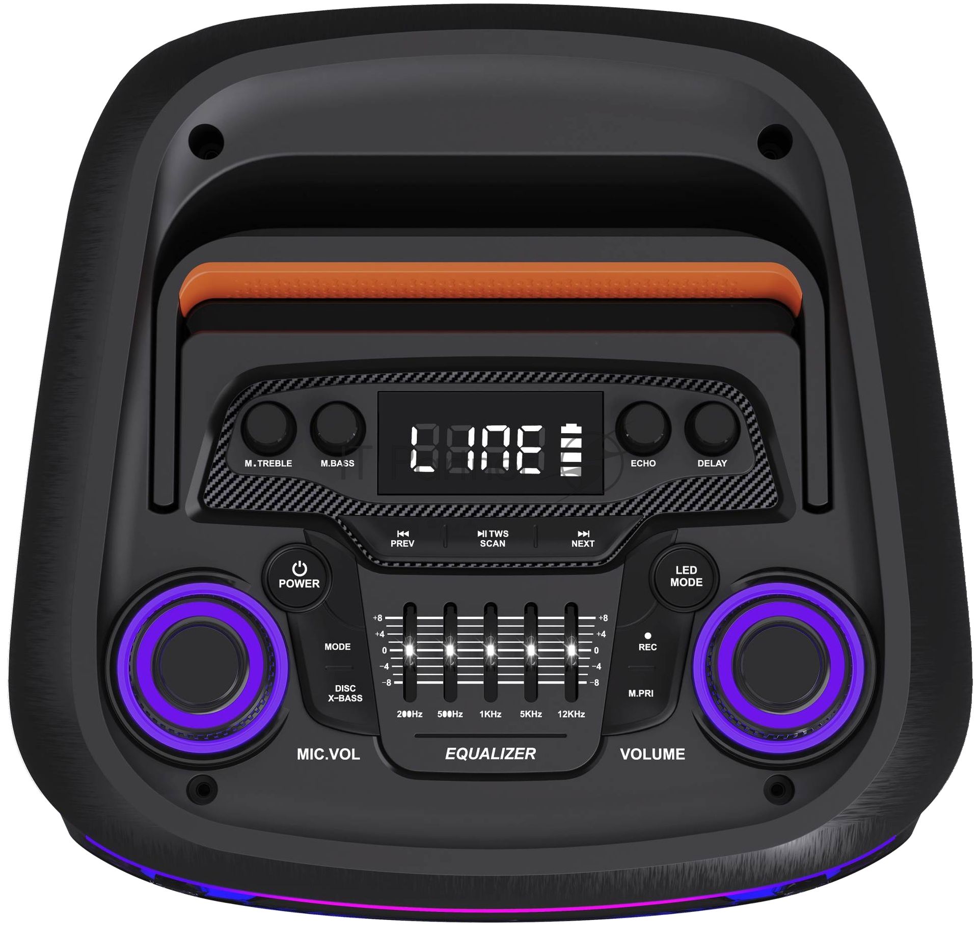 Колонка 08" (20-93 DANCE BOX 800) динамик 2шт/8" ElTRONIC с TWS