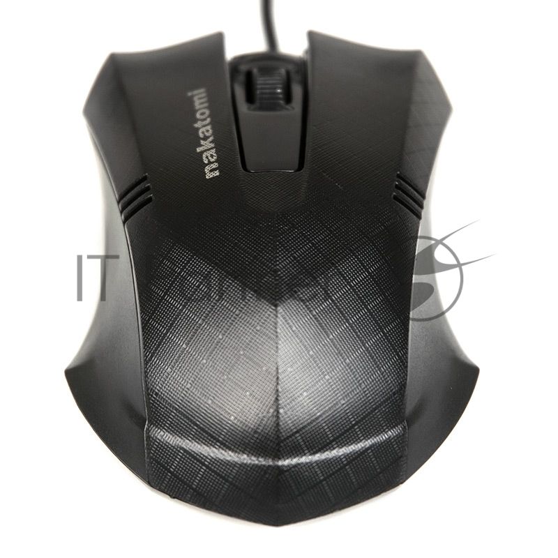 Мышь проводная Nakatomi MON-04U черный, 800 dpi, USB, кнопки - 3