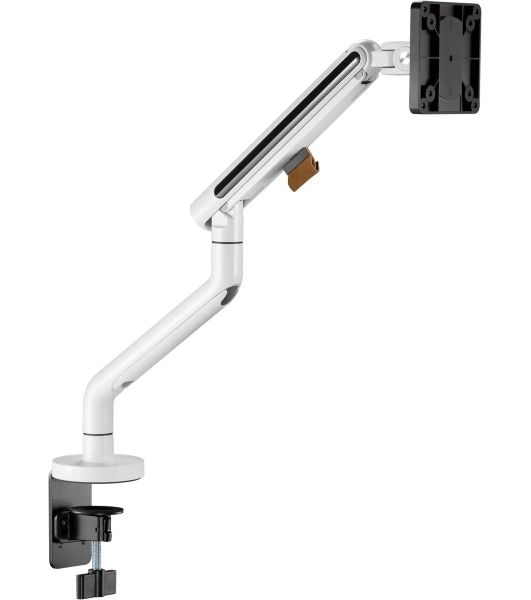 Кронштейн для мониторов Ultramounts UM725W белый 17"-32" макс.9кг крепление к столешнице поворот и наклон