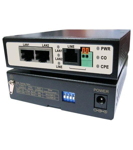 Удлинитель Ethernet Osnovo TR-IP2 (VDSL) на 2 порта до 3000м (необходимо 2 устройства)