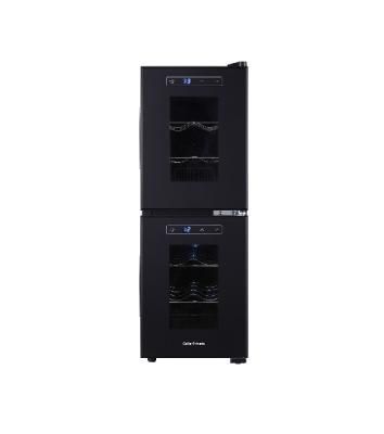 Винный шкаф CellarPrivate CP012-2Е черный, 32 л, 2 отсека, 12 бут. Винный шкаф CellarPrivate CP012-2Е черный, 32 л, 2 отсека, 12 бут.