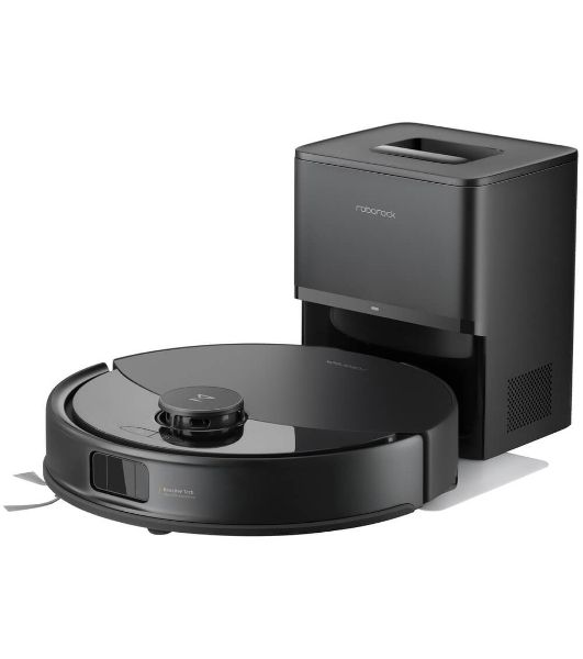 Робот-пылесос Roborock Q8 Max Pro Plus черный, 5200 мАч Li-ion, уборка сухая/влажная, пылесборник контейнер 0,5 л