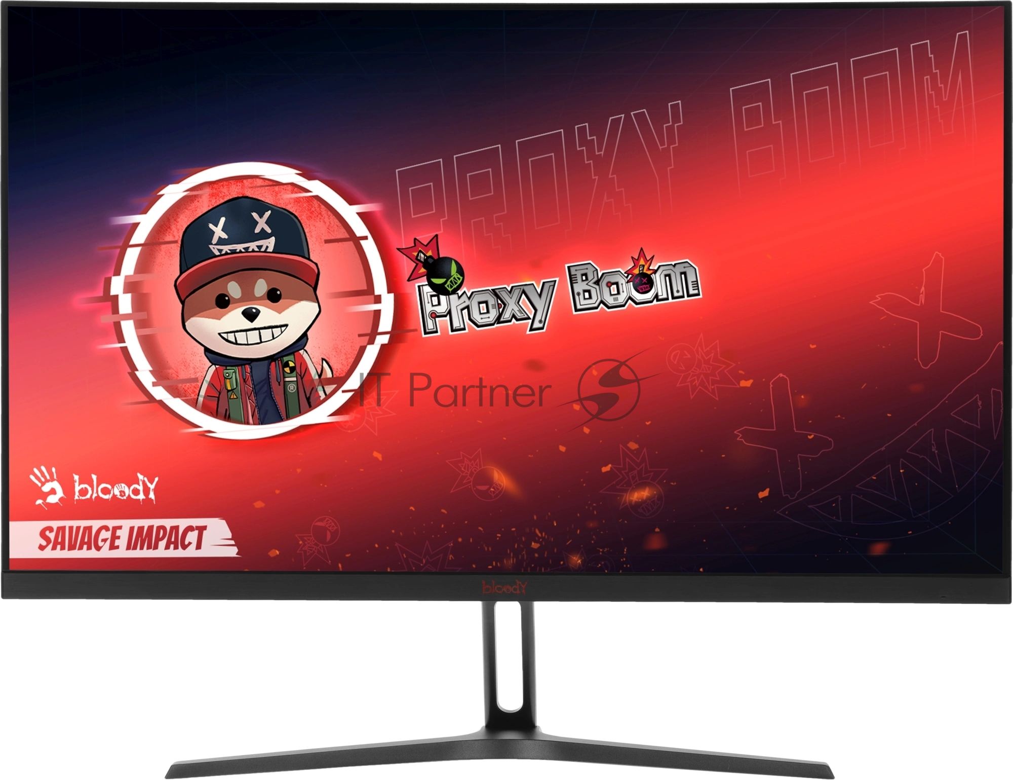 Монитор 27" Bloody MN270F IPS 1920x1080, 180 Гц, 1 мс, 16:9, 300 кд/м², 2xHDMI, 1xDP, 1x3.5 мм, черный