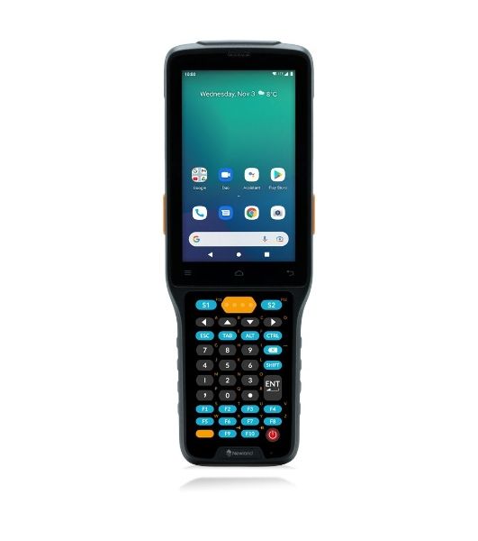 Терминал сбора данных Newland N7 Cachalot Pro II Mobile Computer 4GB/64GB with 4" Gorilla Glass Touch Screen, 38 keys keyboard, 2D CMOS Duo Near & Far range Mega Pixel imager with Laser Aimer, BT, GPS, NFC, 4G & WiFi, Camera. Incl. USB cable, battery and 