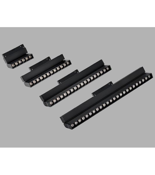 Трековый светильник Ambrella light GL8090 BK черный IP20 9W 3000-6000K 220V 24° 220*25*138