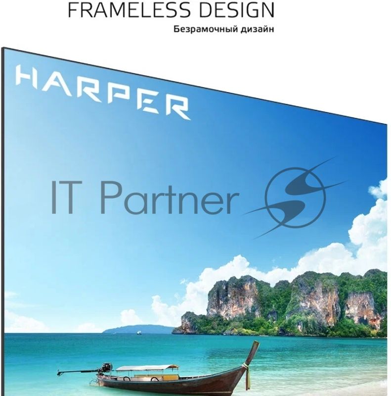 Телевизор Harper 60" 65U661TS черный LED UHD 60Hz Android TV 2/16Gb