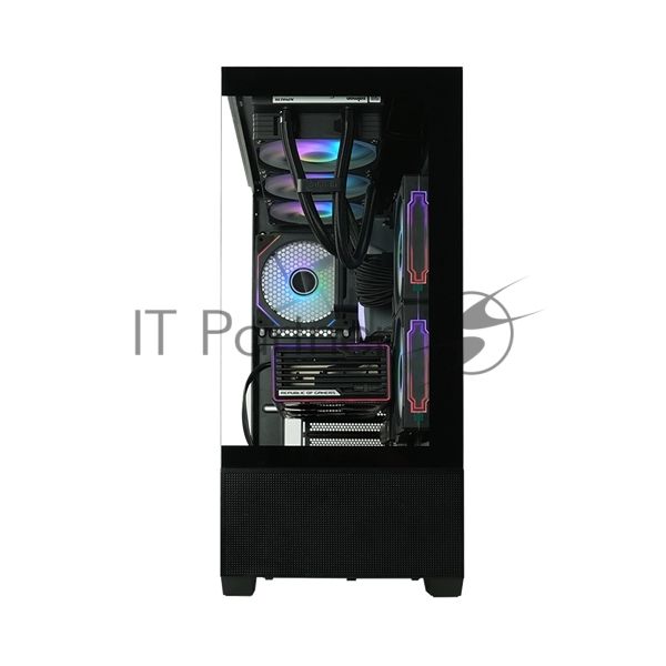 Компьютерный корпус ZALMAN CHRONIX V2, ATX, BLACK, WINDOW, 1xCombo (3.5’’ or 2.5’’), 1x3.5’’HDD, 2x2.5’’SSD, 1xUSB2.0, 1xUSB3.0, 1xUSB Type-C, SIDE 2x120мм ARGB, REAR 1x120мм ARGB