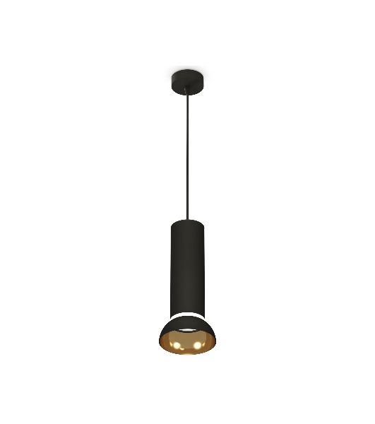 Светильник Ambrella Light XP8192101 SBK/PYG/CL черный песок/золото желтое полированное/прозрачный GX53 (A2333, C8192, N8145)