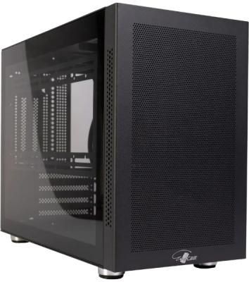 Корпус Midtower mATX Eurocase 00-01064257 MI05 черный без БП закаленное стекло USB 3.0