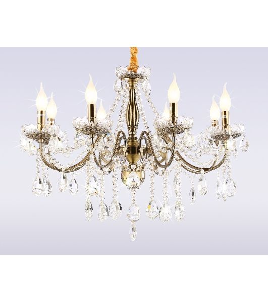 Светильник Ambrella light TR4950/8 SB/CL бронза/прозрачный E14/8 max 40W D620*585