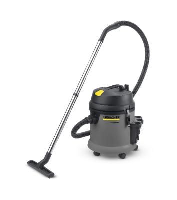 Строительный пылесос Karcher NT 27/1 серый, 1380 Вт, уборка сухая/сбор воды, пылесборник мешок/контейнер, 27 л