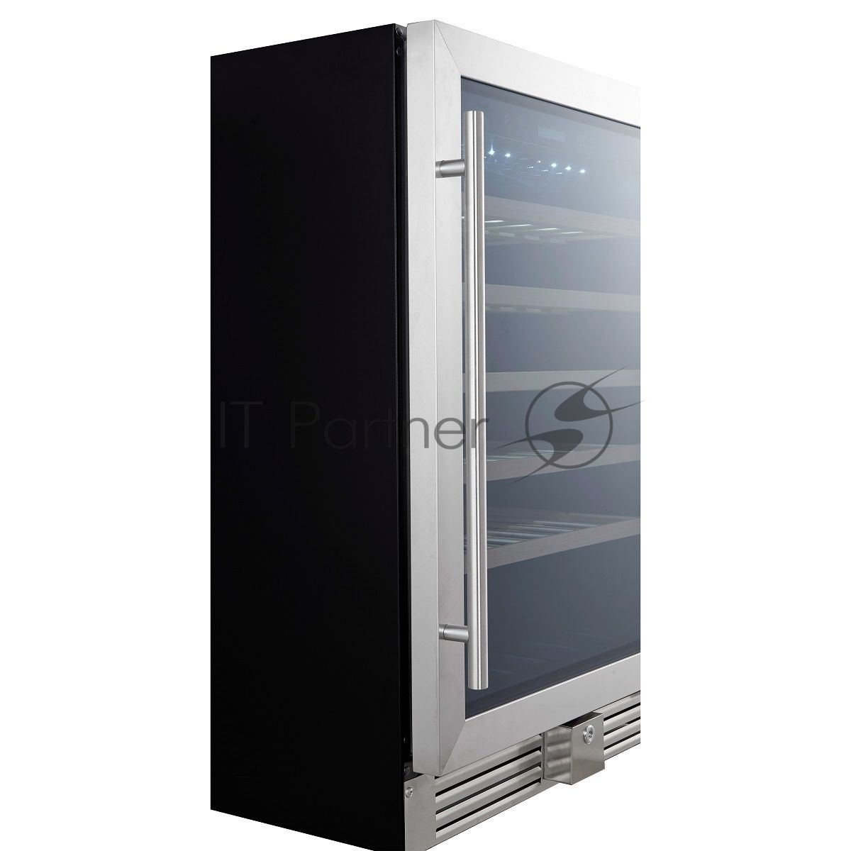 Винный шкаф встраиваемый Cellar Private CP051-1T серебристый, 136 л, 1 отсек, 51 бут.