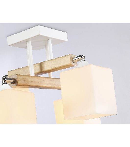 Светильник Ambrella light TR9512/4 WH/CH/FR белый/хром/белый матовый E27*4 max 40W D567*266
