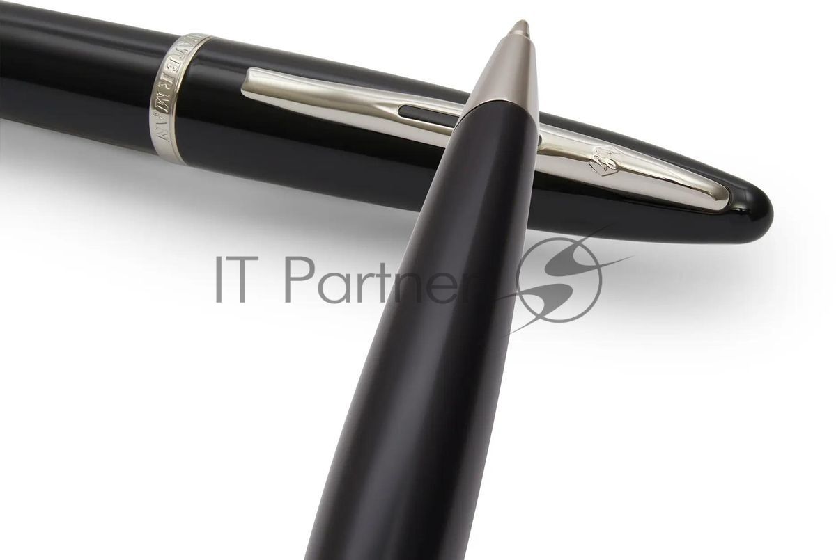 Ручка шариковая Waterman Carene (CWS0293950) Black ST, M, синие чернила, подарочная коробка