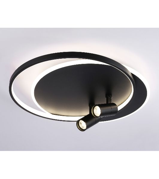 Светильник Ambrella light FL51393/1+2 BK черный 3000K-6400K 65W 560*480*120 (ПДУ РАДИО 2.4G)