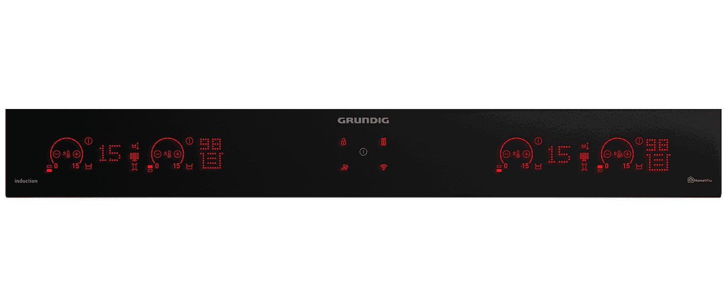 Индукционная варочная поверхность Grundig GIEI 838980 INH, 10 конфорок, стеклокерамика, 7400 Вт