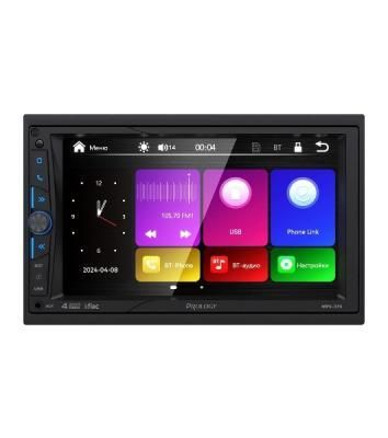 Автомагнитола Prology MPV-370, 2 DIN, 7", Bluetooth, USB Type-A, AUX, пульт ДУ