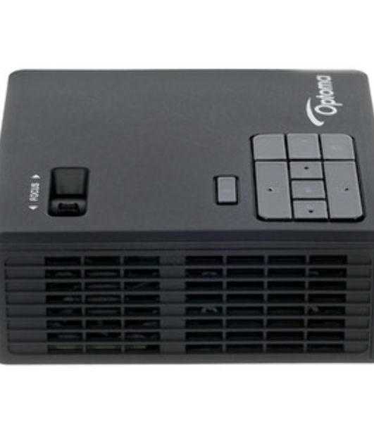 Проектор Optoma ML750e (DLP, LED, WXGA 1280x800, 700Lm, 15000:1, HDMI, USB, MHL, MicroSD, 1x1W speaker, 3D Ready, led 20000hrs, черный, 0.38kg)