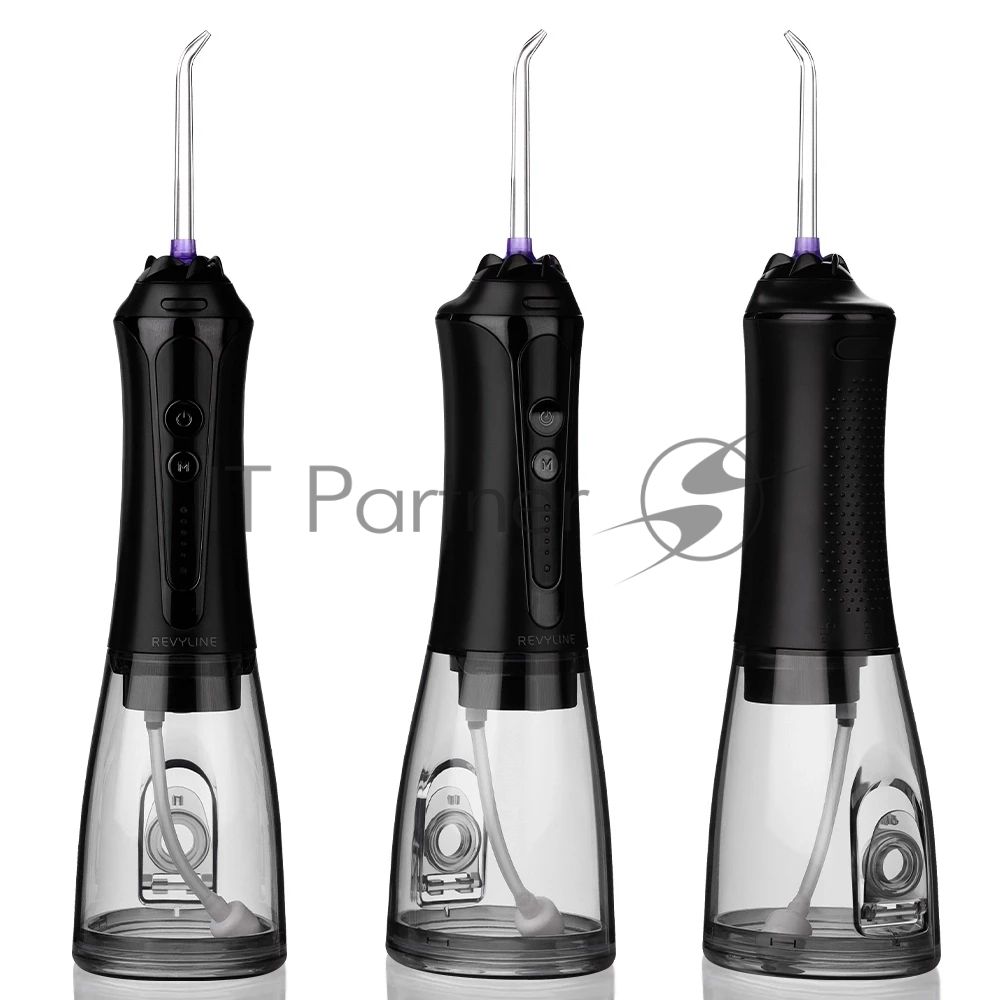 Ирригатор Revyline RL 450 чёрный, от аккумулятора, 300 мл, 5 режимов