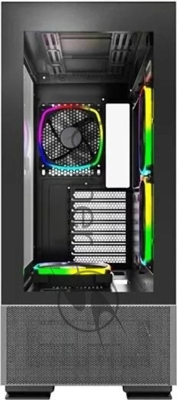 Компьютерный корпус Montech SKY TWO черный без БП ATX 3x140мм 2xUSB3.0 1xUSB3.1 audio bott PSU